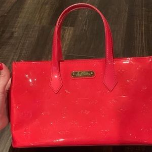 Louis Vuitton Pink Vernis Wilshire PM PURSE ONLY